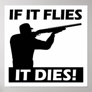 Poster de Flies Mort Funny