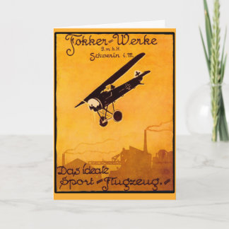 Poster de Fokker Worke sur Carte pour notes