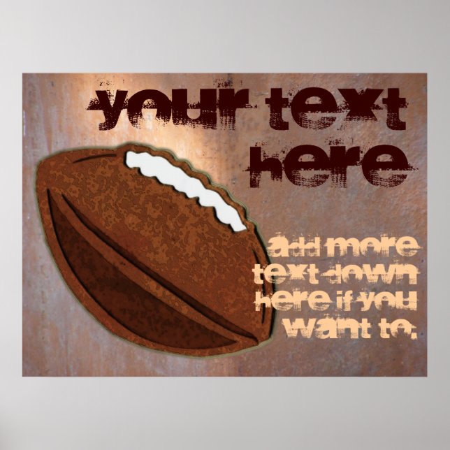 Poster de football (Devant)