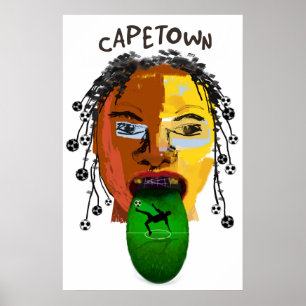 Poster de football de Jou Ma Se - par Marcia