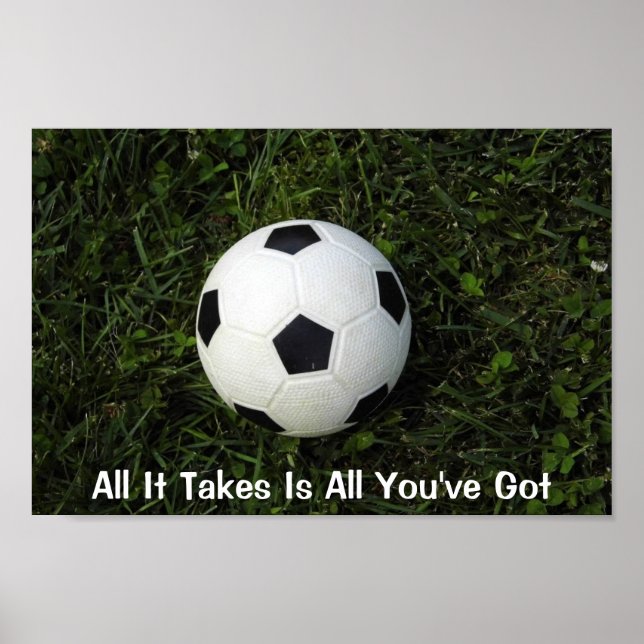Poster de football - Tout ce qu'il faut, c'est tou (Devant)