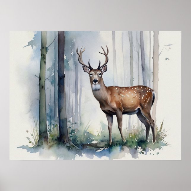 Poster de Forest Deer (Devant)