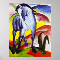 Poster de Franz Marc Blue Horse