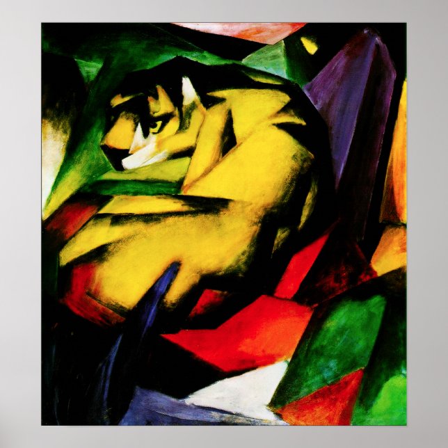 Poster de Franz Marc Tiger (Devant)