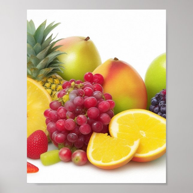 Poster de fruits exotiques Wall Art (Devant)
