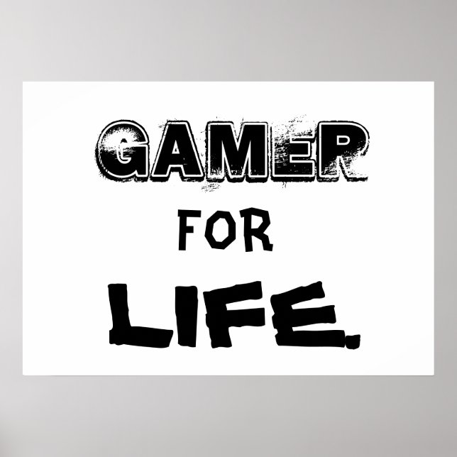 Poster de Gamer for Life (Devant)