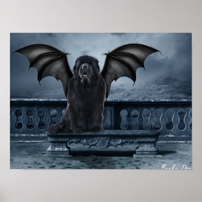 Poster de Gargoyle de Terre-Neuve (Devant)