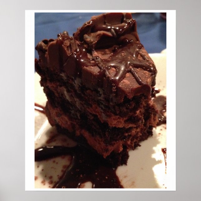 Poster de gâteaux au chocolat (Devant)