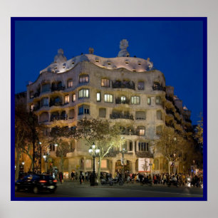 Poster de Gaudi La Pedrera DE 8.99