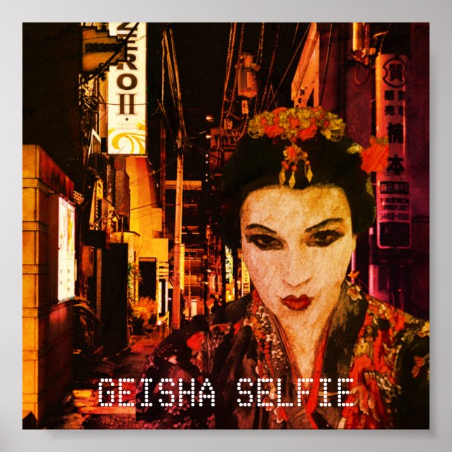 Poster de Geisha Selfie Wall Art (Devant)
