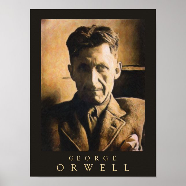 Poster de George Orwell (Devant)