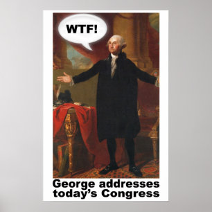Poster de George Washington WTF (avec légende)