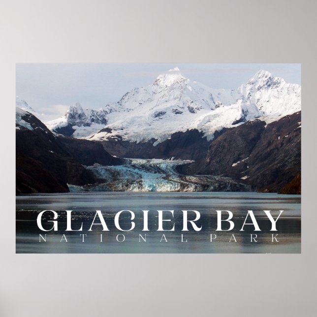 Poster de Glacier Bay, Alaska Imprimer (Devant)