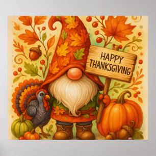 Poster de Gnome Thanksgiving