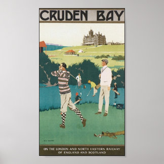 Poster de golf de Cruden Bay
