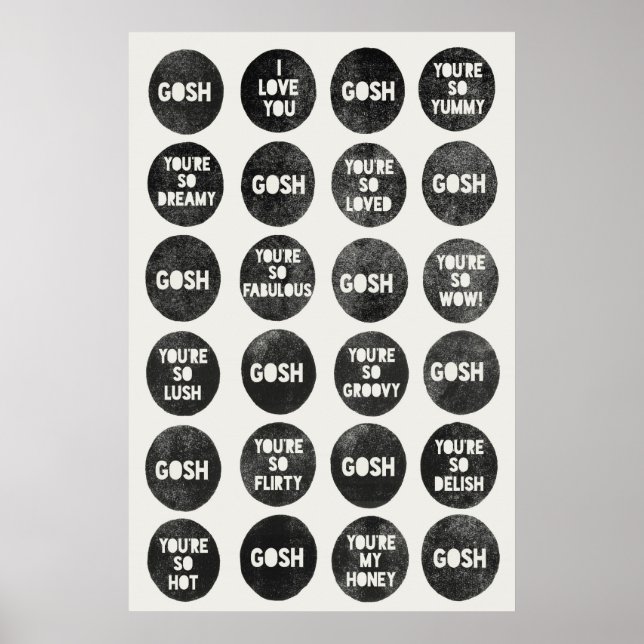 Poster de Gosh Love (Devant)