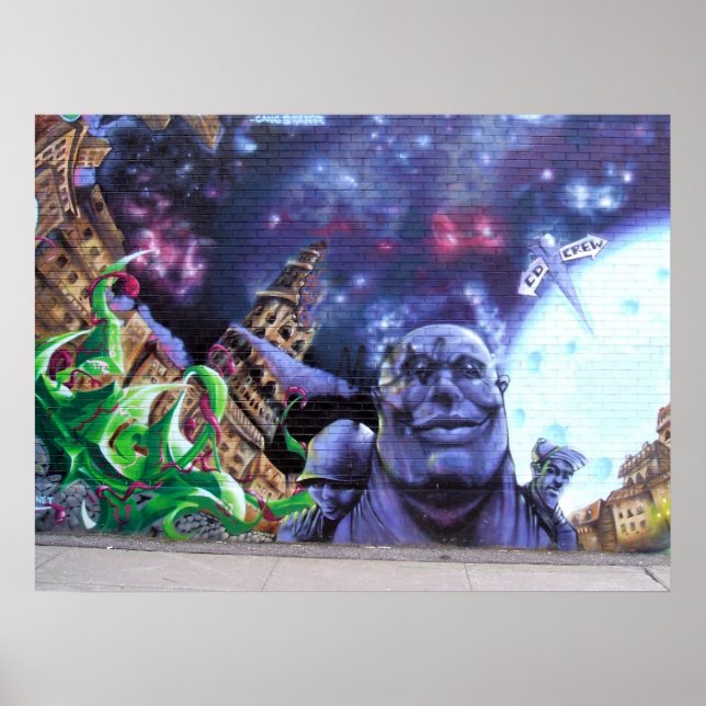 Poster de graffitis de Montréal (Devant)