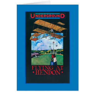 Poster de Grahame-White et de Plane au-dessus de l