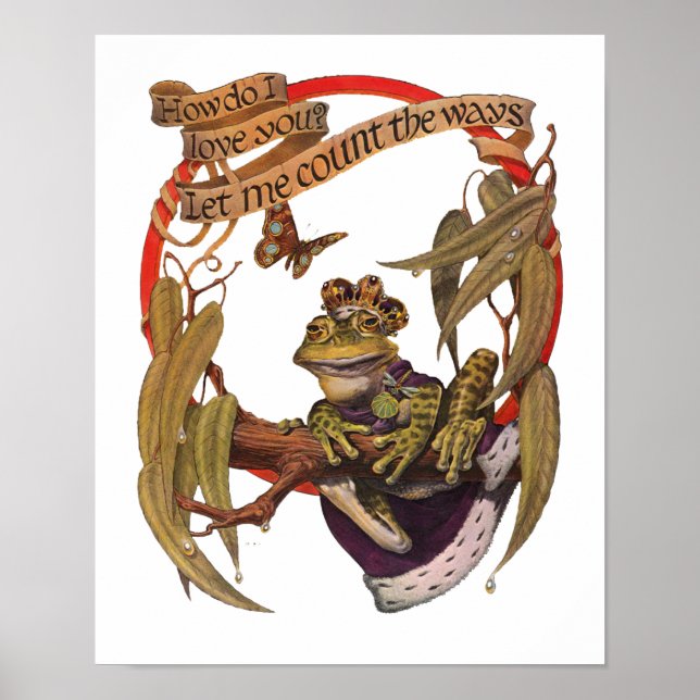 Poster de grenouille enchantée (Devant)