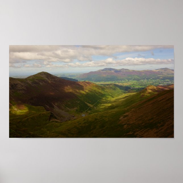 Poster de Grisedale Pike et Skiddaw (Devant)