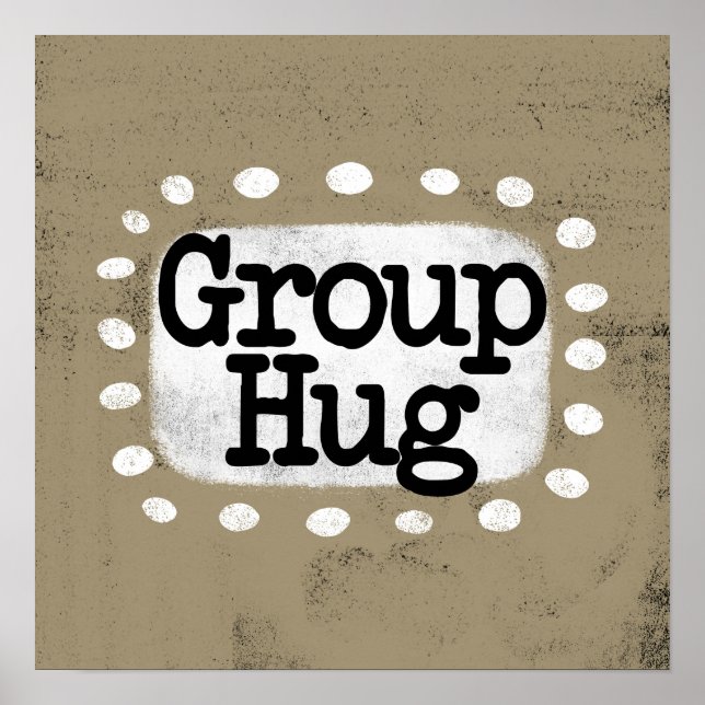 Poster de groupe Hug Poster Wall Art (Devant)