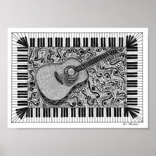 Poster de guitare