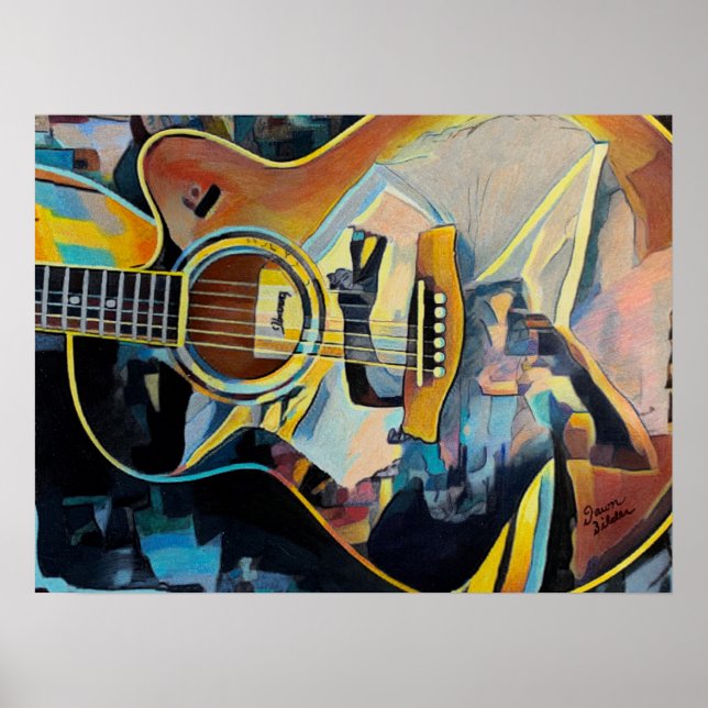 Poster de guitare (Devant)