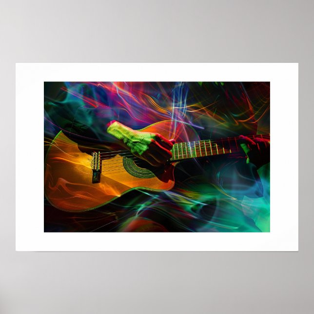 Poster de guitare (Devant)