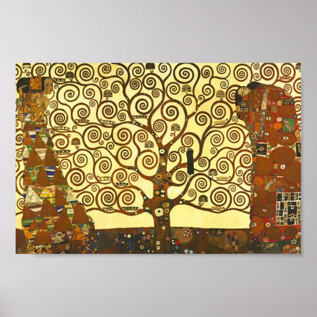 Poster de Gustav Klimt Tree of Life (Devant)