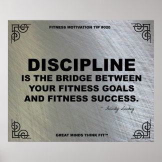 Poster de gym pour la motivation fitness #020