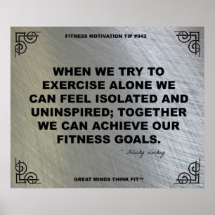 Poster de gym pour la motivation fitness #042