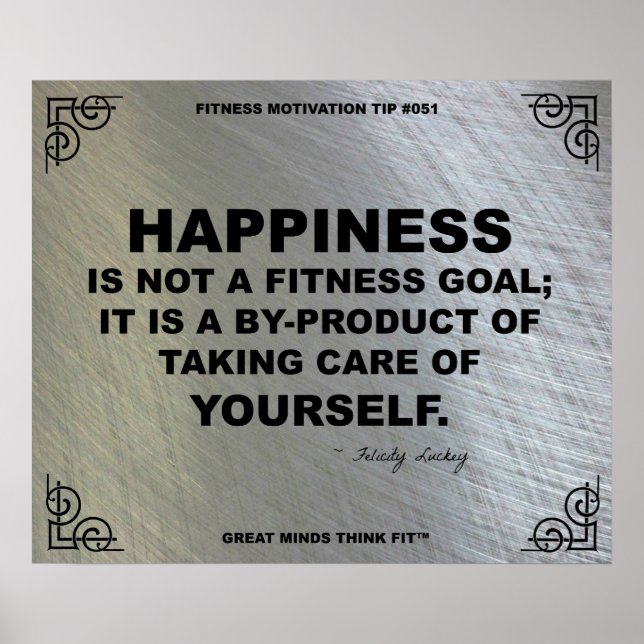 Poster de gym pour la Motivation Fitness #051 (Devant)