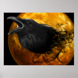 Poster de Halloween Raven