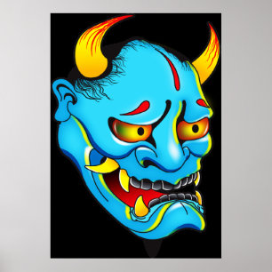 Poster de Hannya Demon Mask