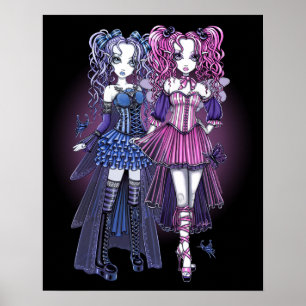 Poster de Haylee & Maegan Gothique Fairies