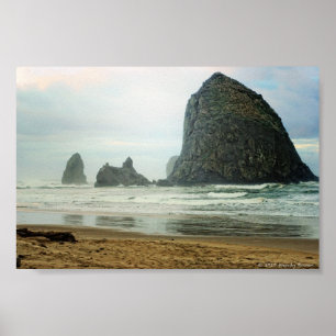 Poster de Haystack Rock à Cannon Beach