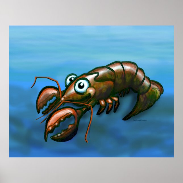 Poster de homard (Devant)