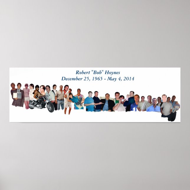 Poster de hommage Robert Hoynes (Devant)