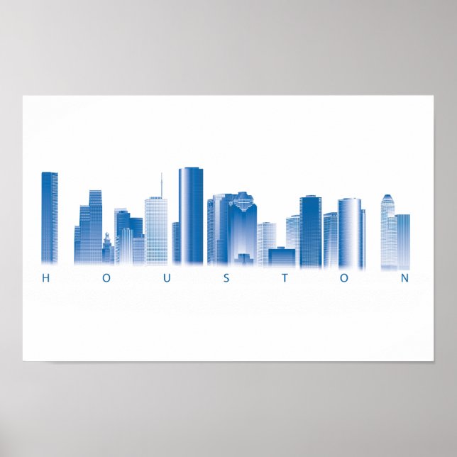 Poster de Houston Skyline (Devant)