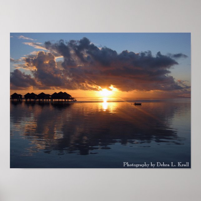 Poster de Huahine Sunset (Devant)