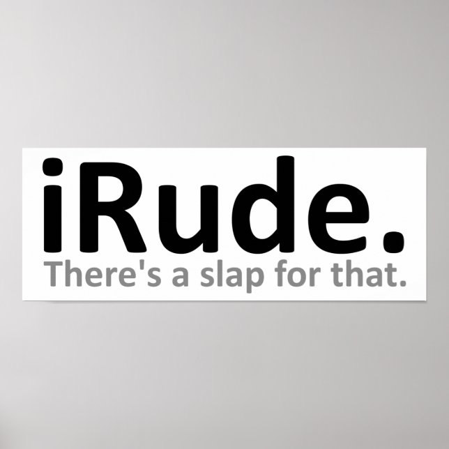 Poster de iRude Funny (Devant)