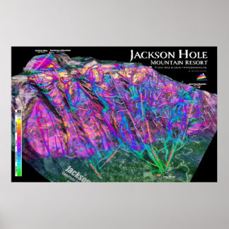 Poster de Jackson Hole 3dSkiMaps