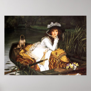 Poster de James Tissot Young Lady in the Boat