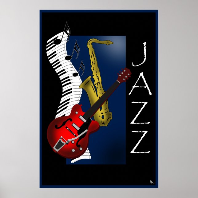 Poster de jazz (Devant)