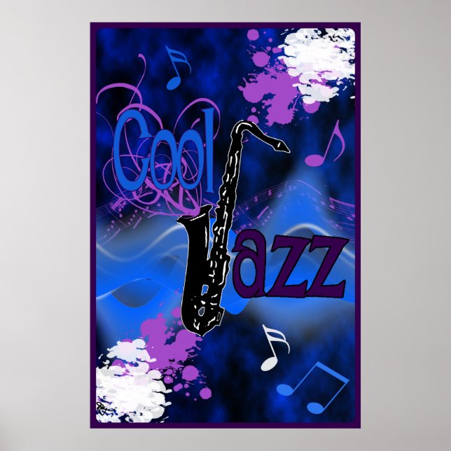Poster de jazz cool (Devant)