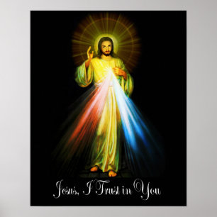 Poster de Jesus Divine Mercy Sr Faustina