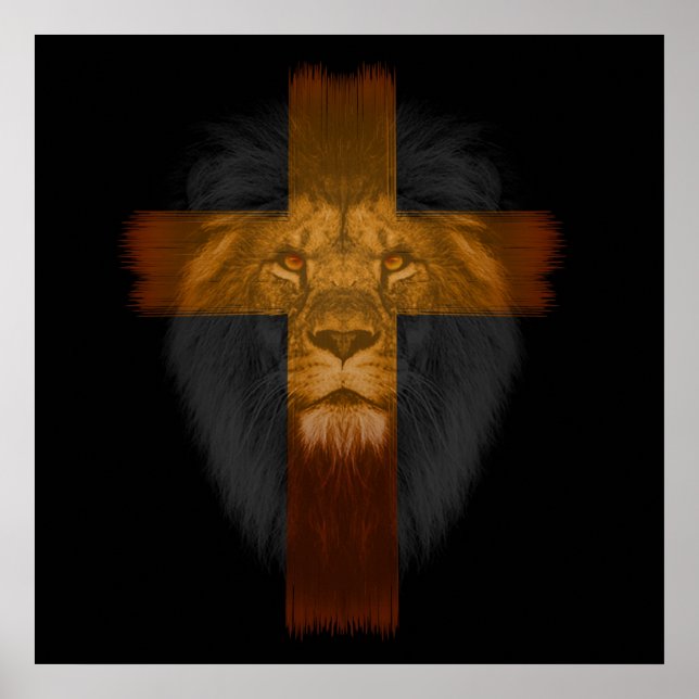 Poster de Jésus Lion de Juda (Devant)