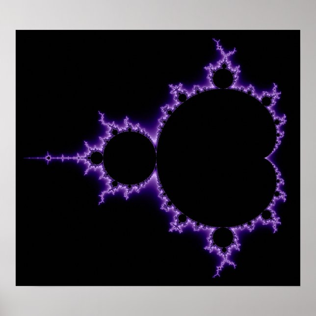 Poster de jeu de mandelbrot électrique (Devant)