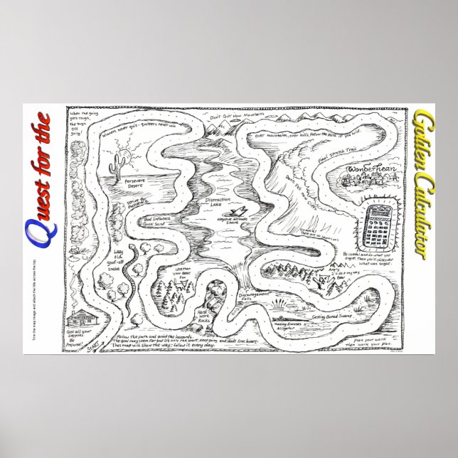 Poster de jeu Quest for the Golden Calculator (Devant)