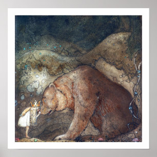 Poster de John Bauer Poor Little Basse